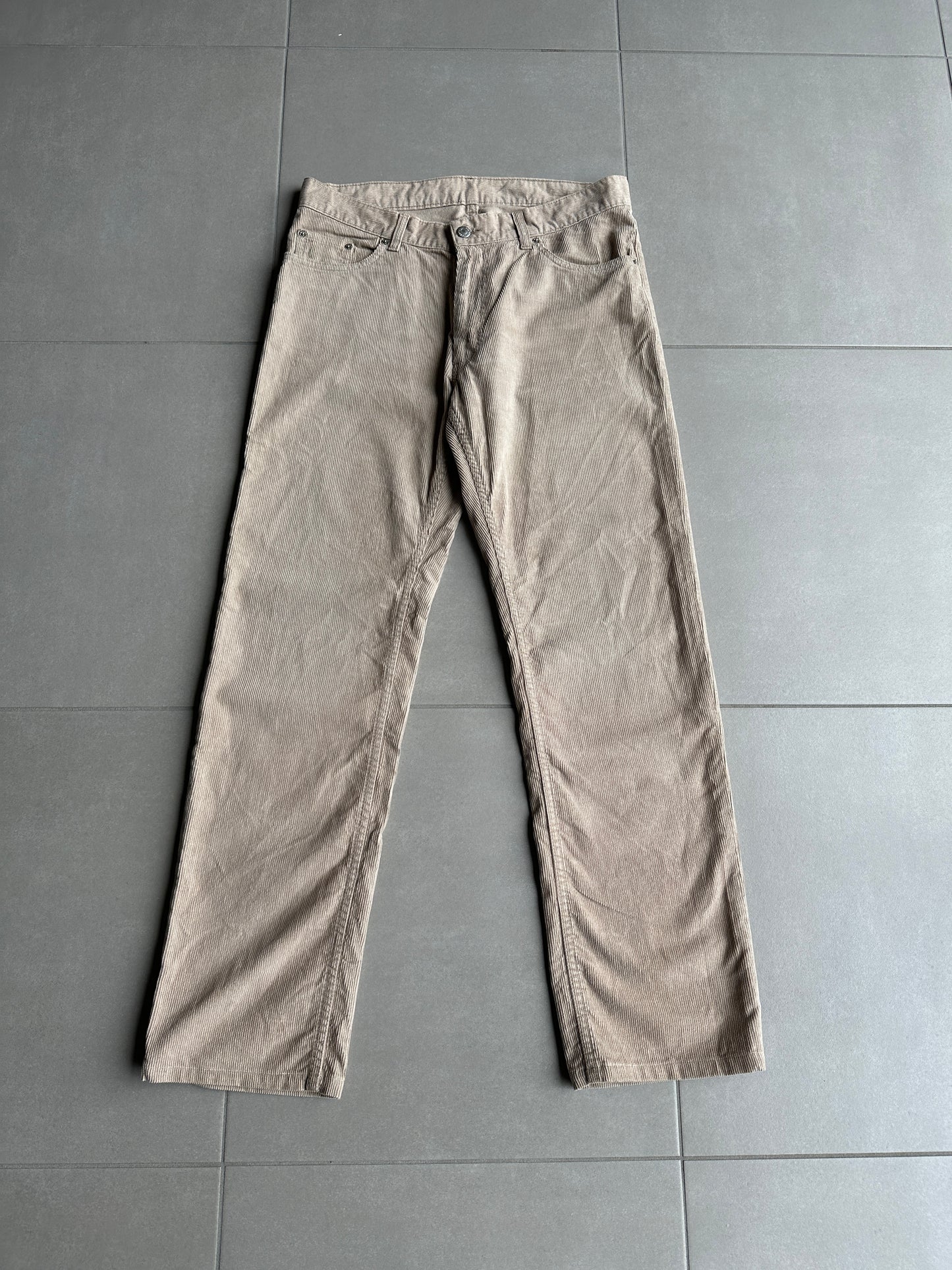 Helmut Lang Circa 2000’s classic cut corduroy trousers