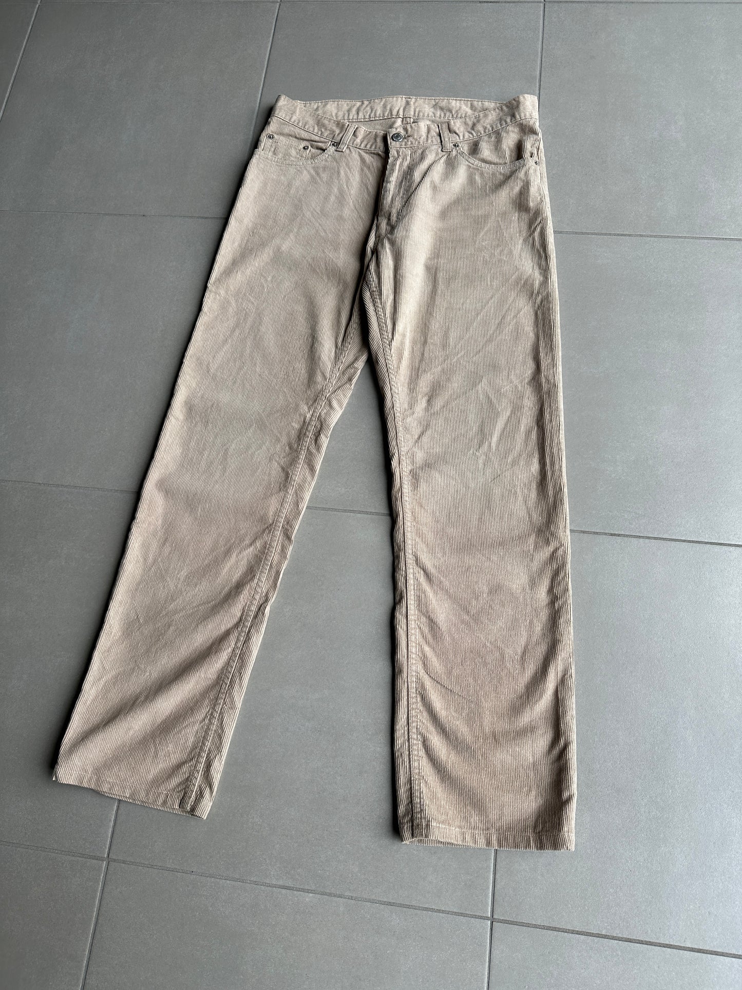 Helmut Lang Circa 2000’s classic cut corduroy trousers
