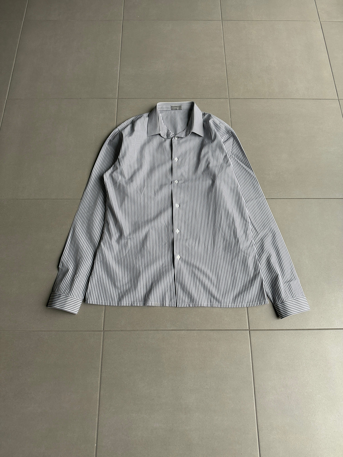 Dior Homme AW03 “LUSTER” Striped button up shirt
