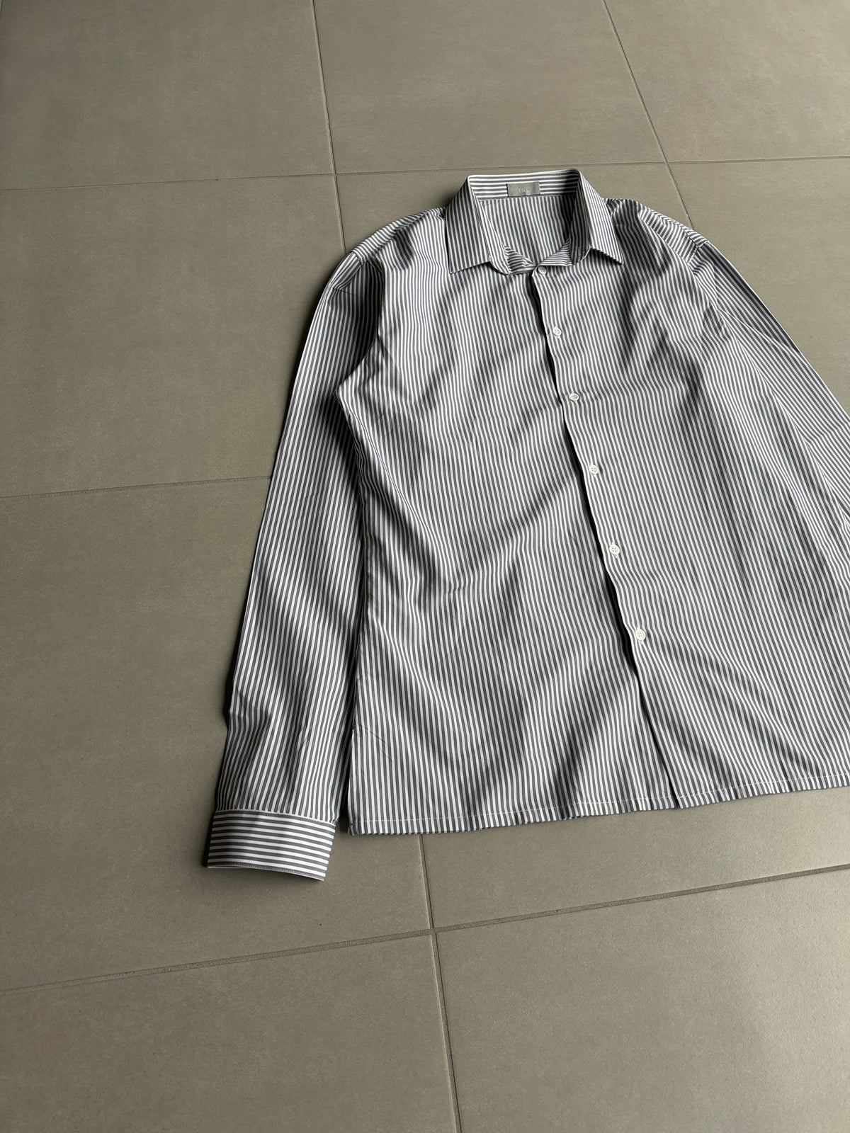 Dior Homme AW03 “LUSTER” Striped button up shirt