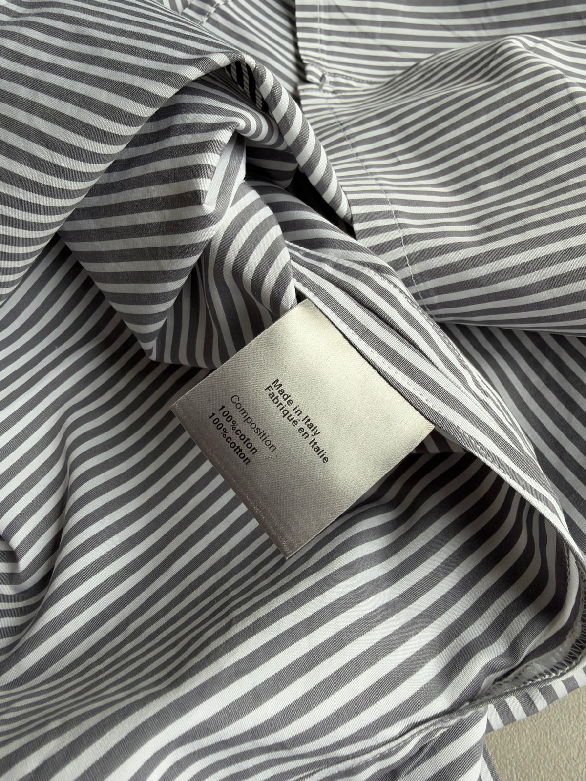 Dior Homme AW03 “LUSTER” Striped button up shirt