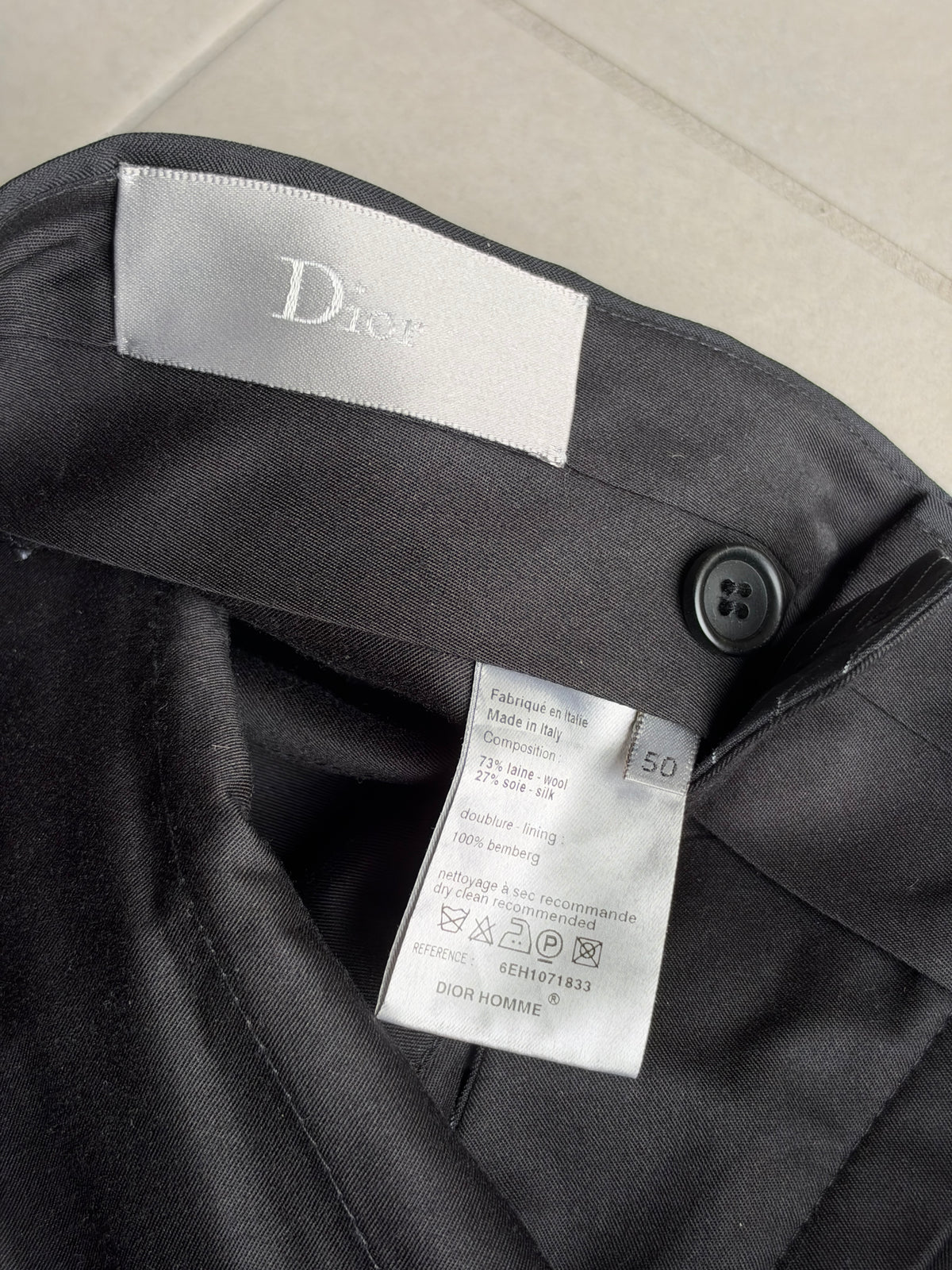 Dior Homme SS06 Two piece silk blend suit