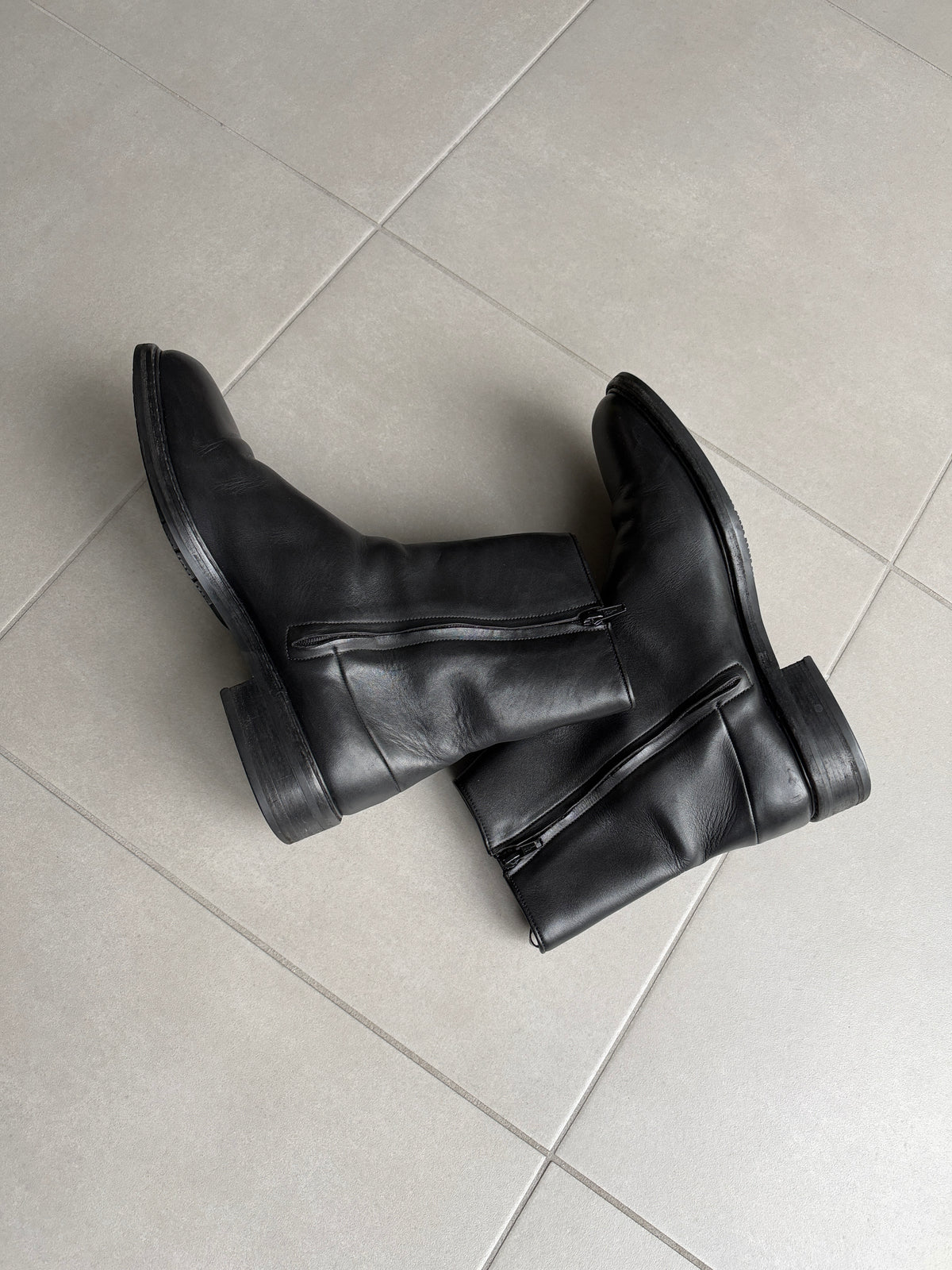 Dior Homme AW01 “Solitaire” Leather boots