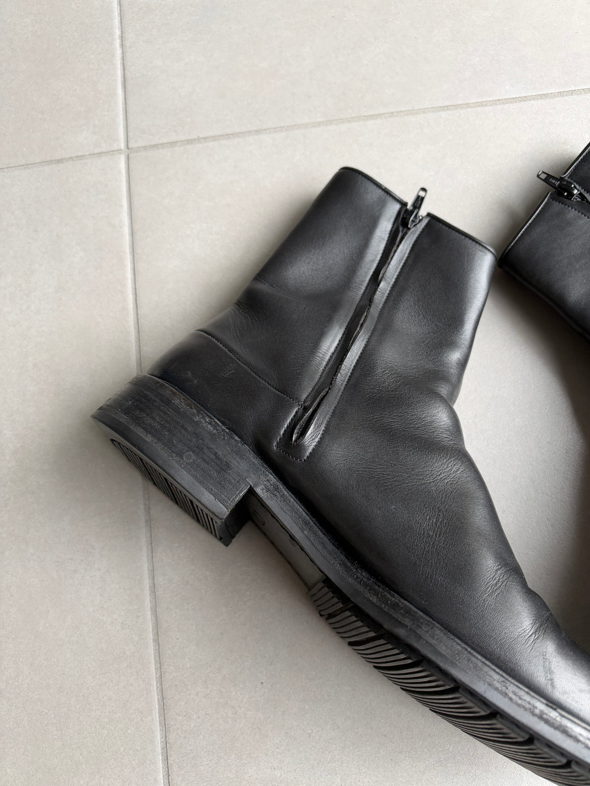 Dior Homme AW01 “Solitaire” Leather boots