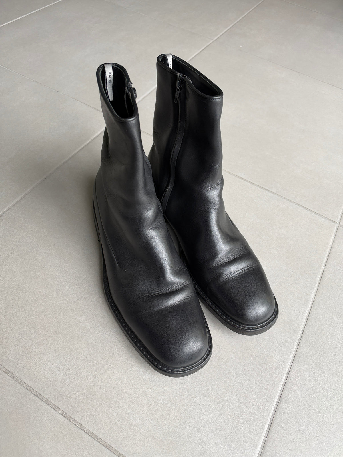 Dior Homme AW01 “Solitaire” Leather boots