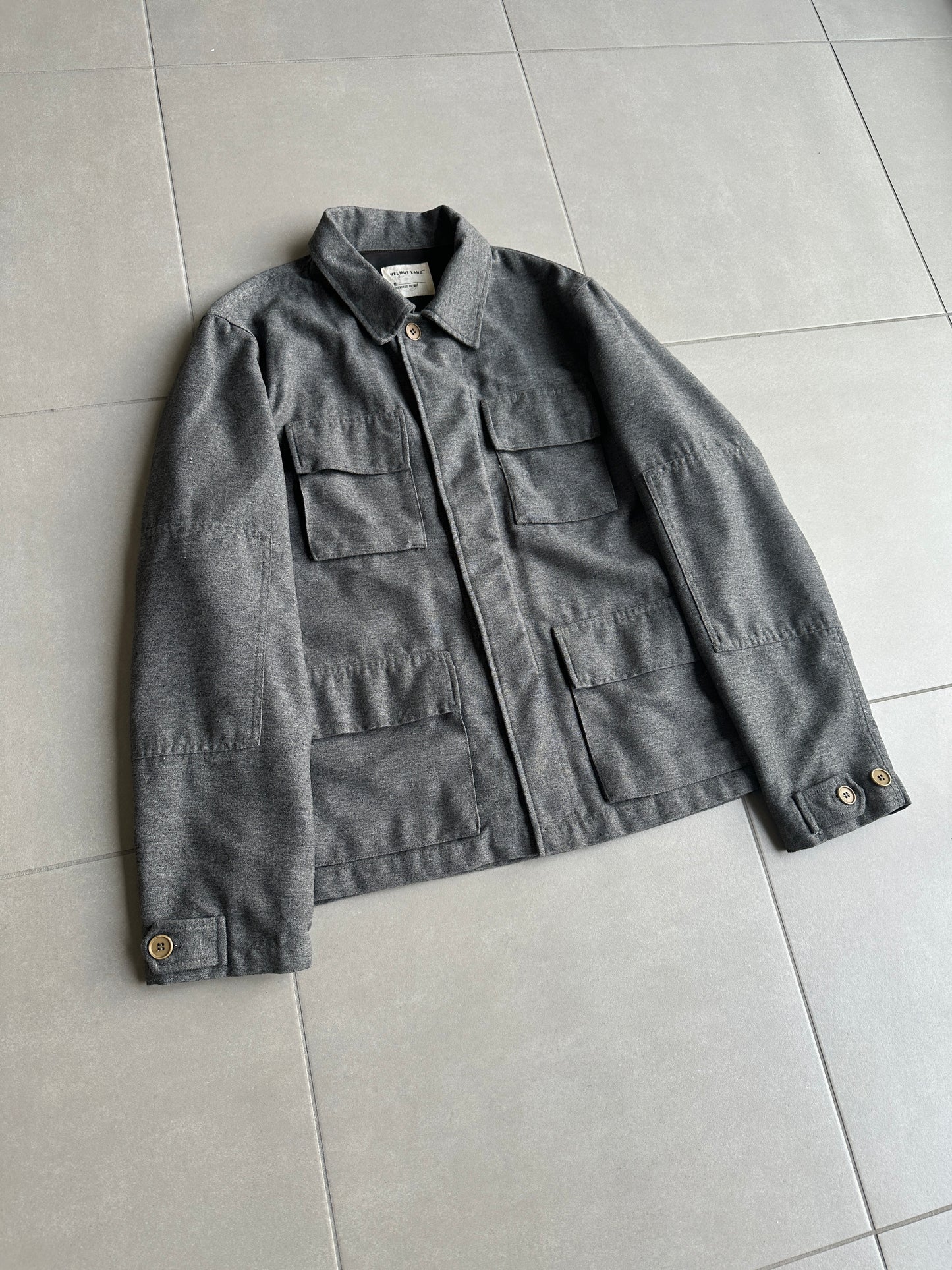 Helmut Lang AW1997 4-pocket wool Military jacket