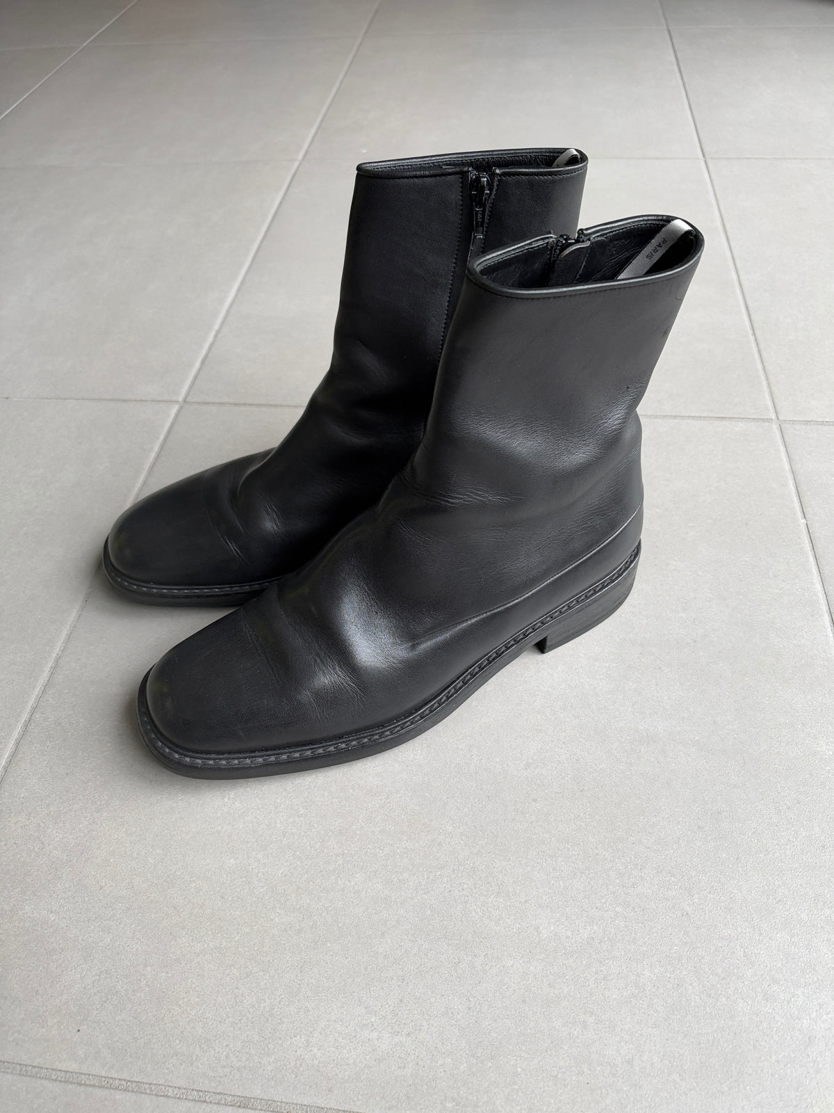 Dior Homme AW01 “Solitaire” Leather boots