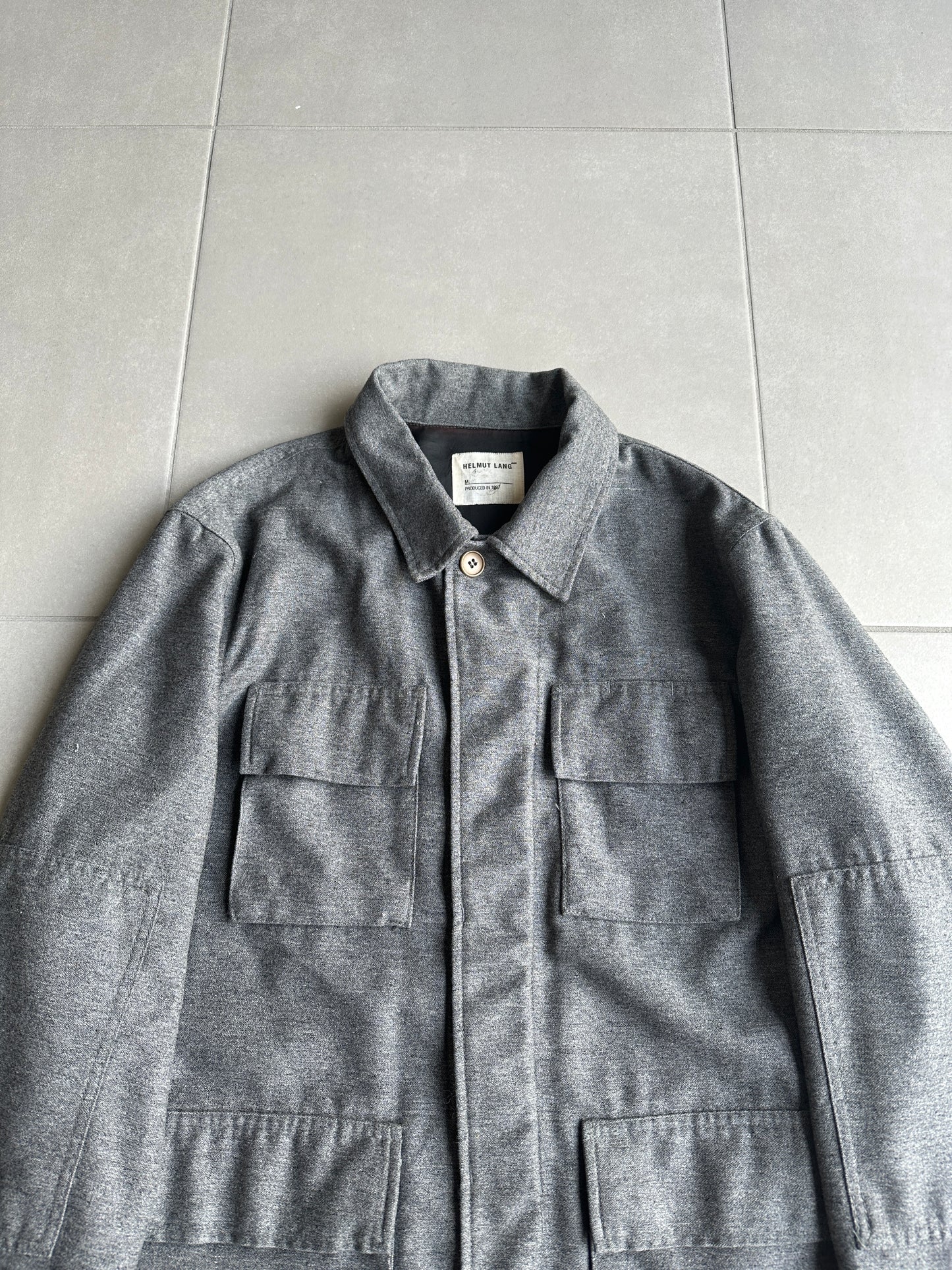 Helmut Lang AW1997 4-pocket wool Military jacket