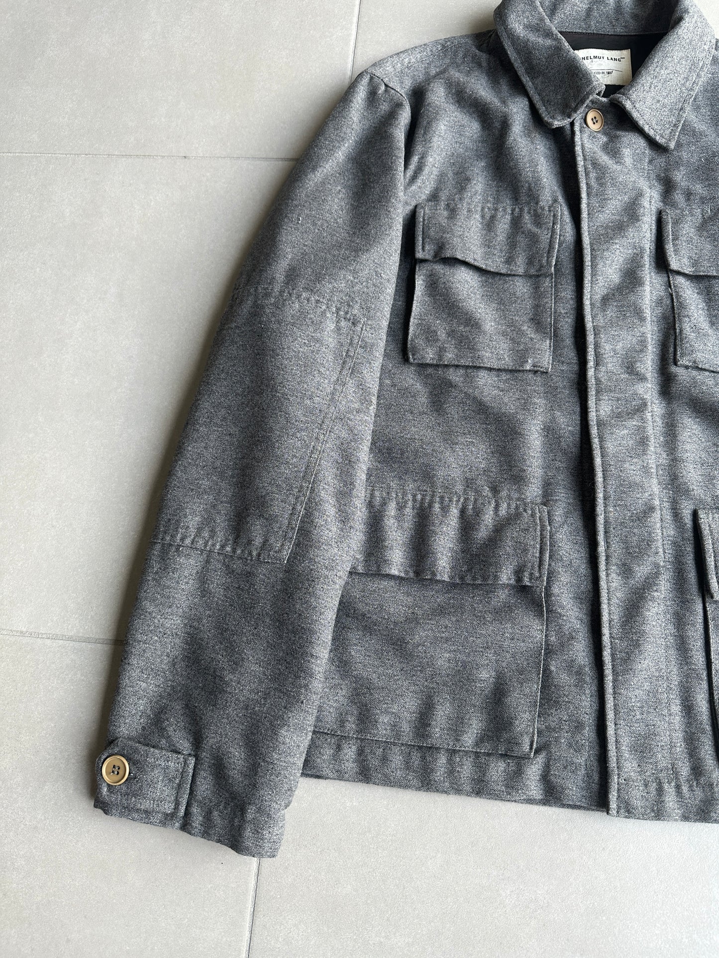 Helmut Lang AW1997 4-pocket wool Military jacket