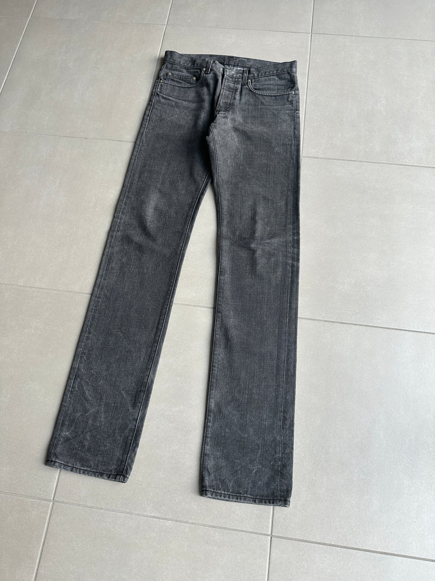 Dior Homme SS05 “BECK/Untitled” charcoal denim