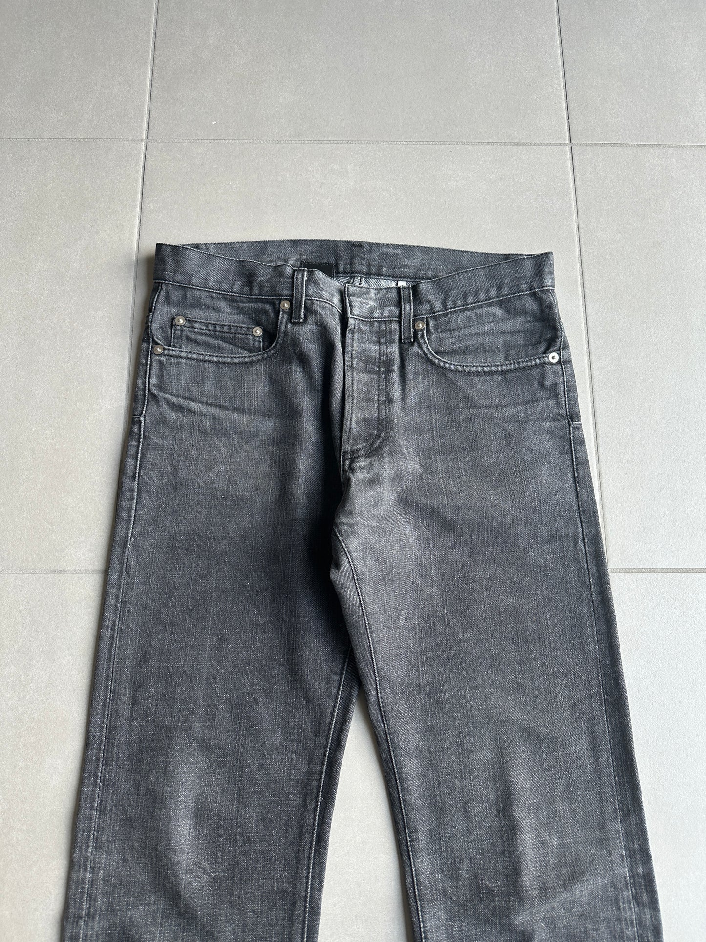 Dior Homme SS05 “BECK/Untitled” charcoal denim