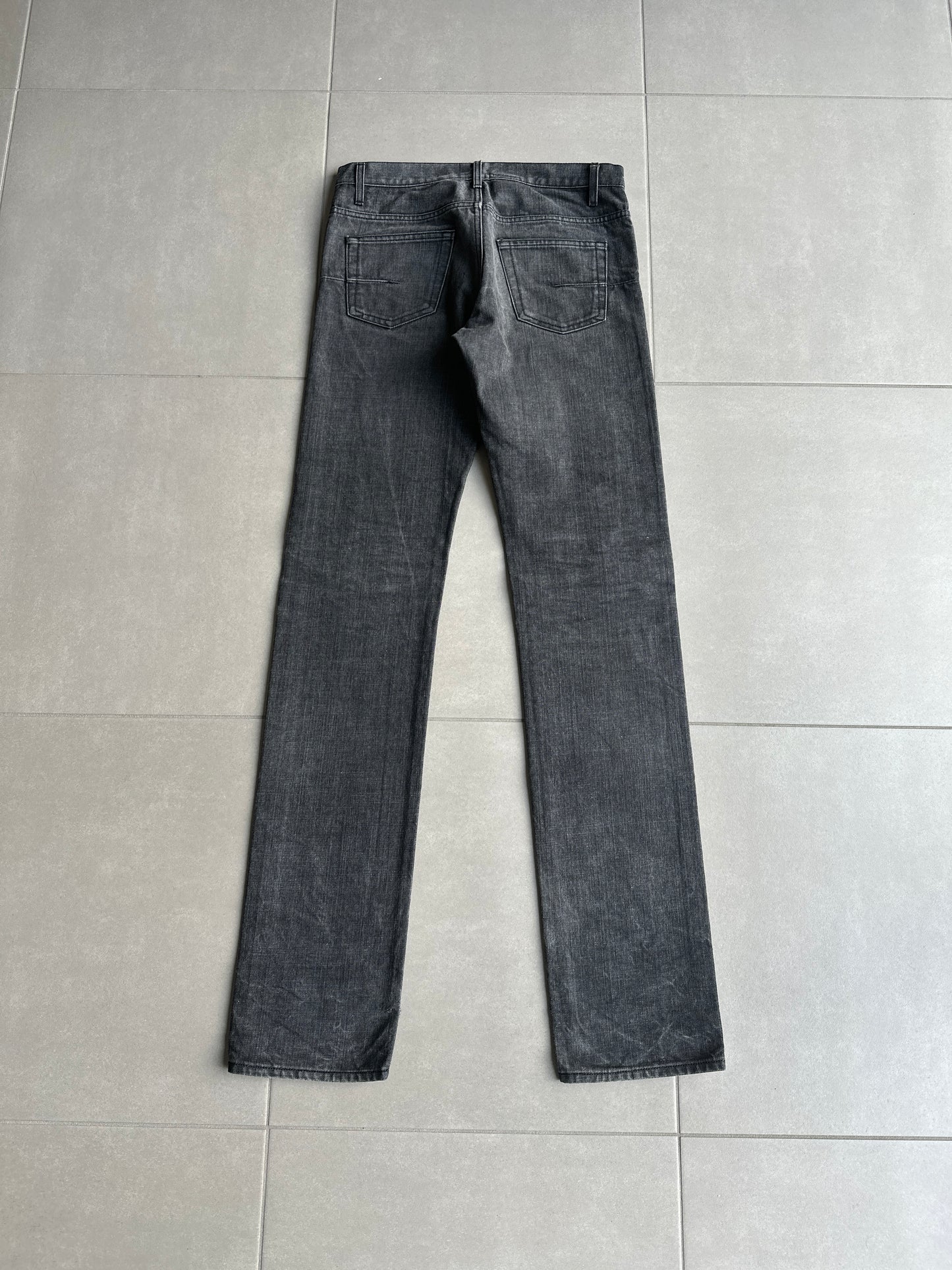Dior Homme SS05 “BECK/Untitled” charcoal denim