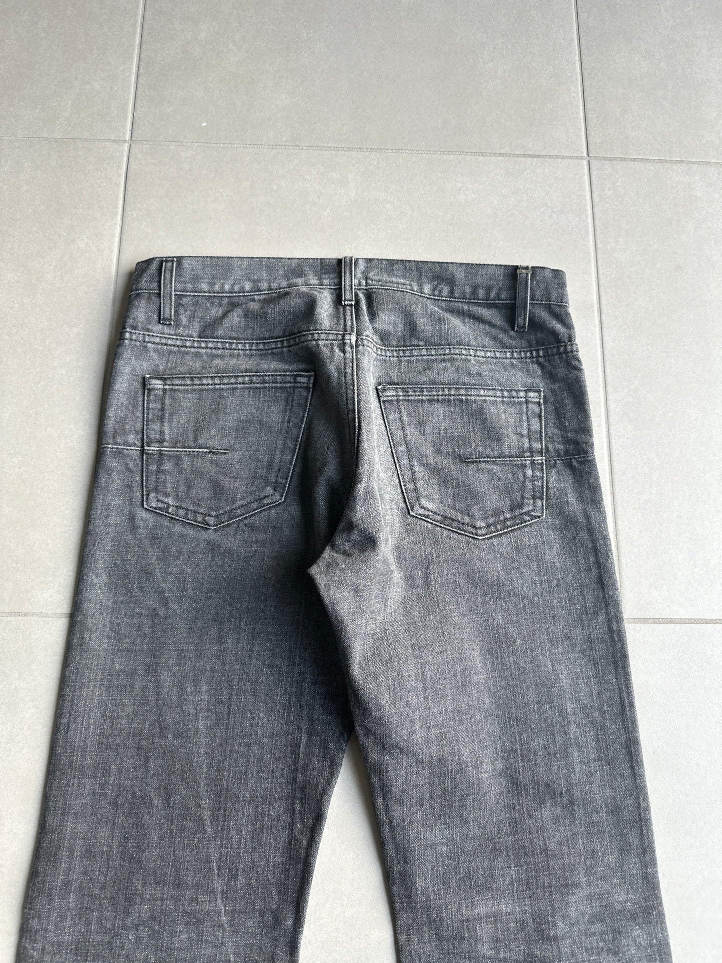 Dior Homme SS05 “BECK/Untitled” charcoal denim