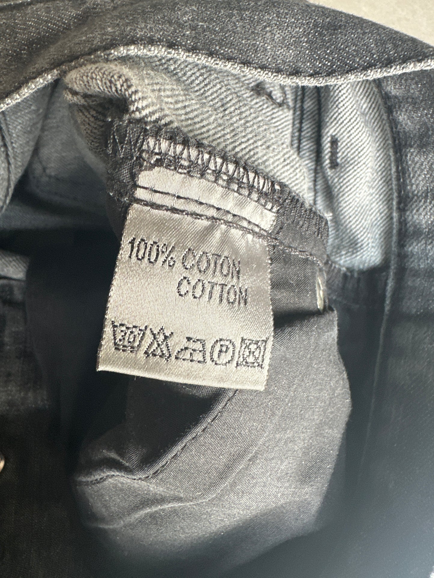 Dior Homme SS05 “BECK/Untitled” charcoal denim