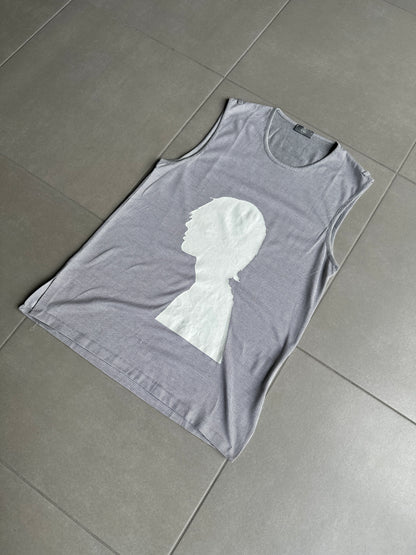 Dior Homme SS03 “Follow me” silhouette print tank top