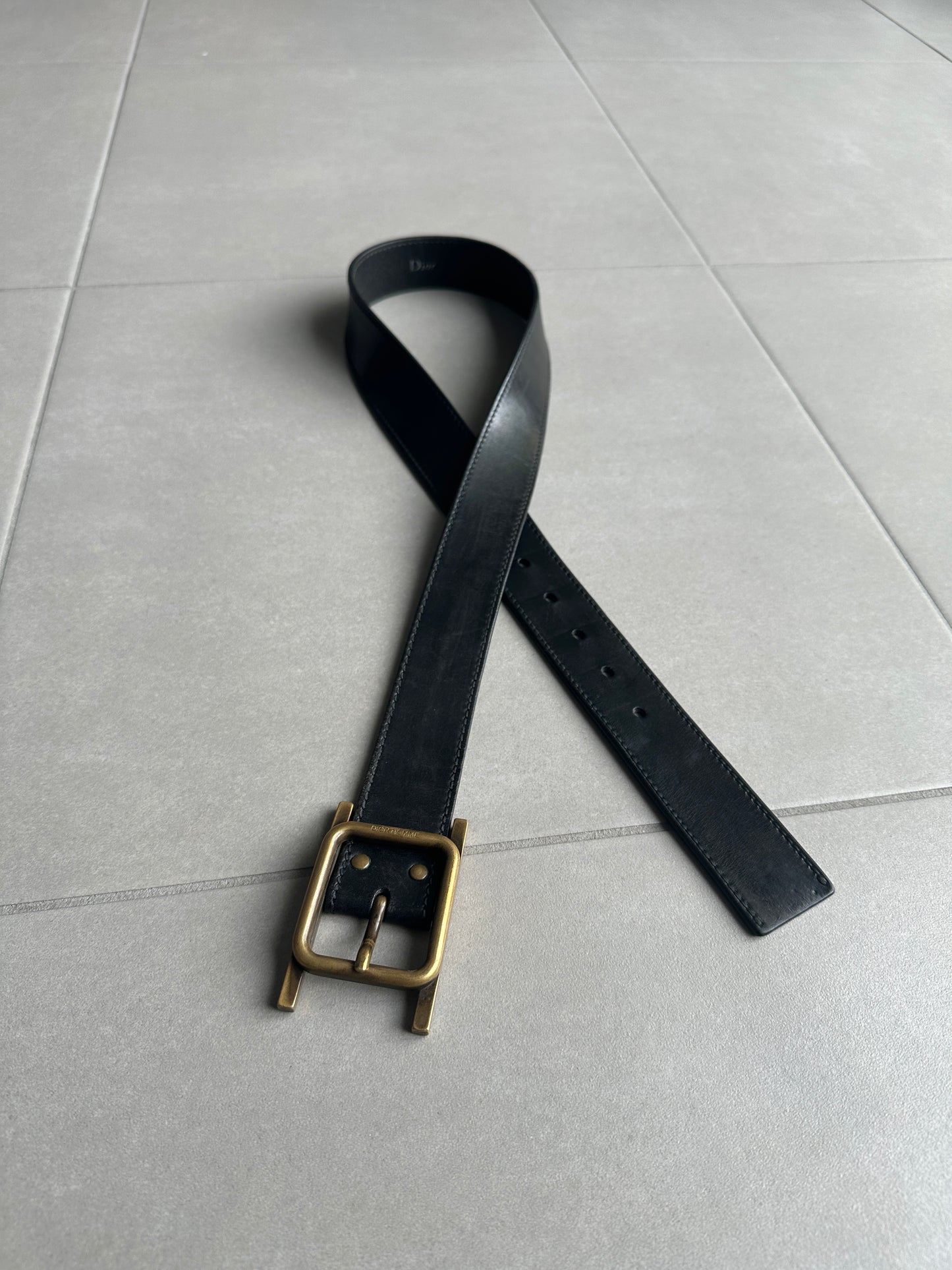 Dior Homme AW05 “in the morning” H-belt