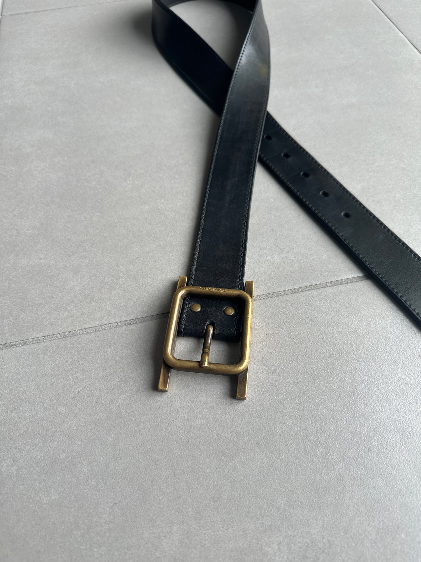 Dior Homme AW05 “in the morning” H-belt
