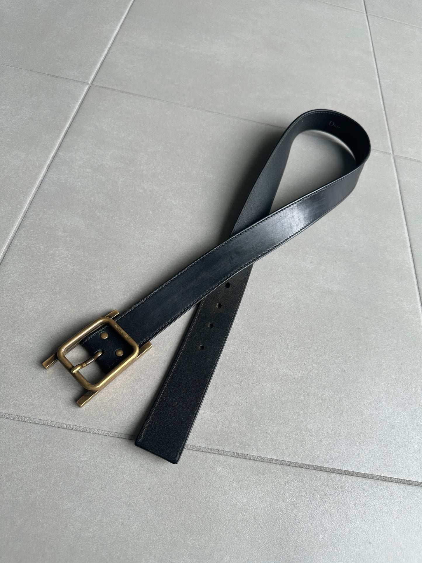 Dior Homme AW05 “in the morning” H-belt