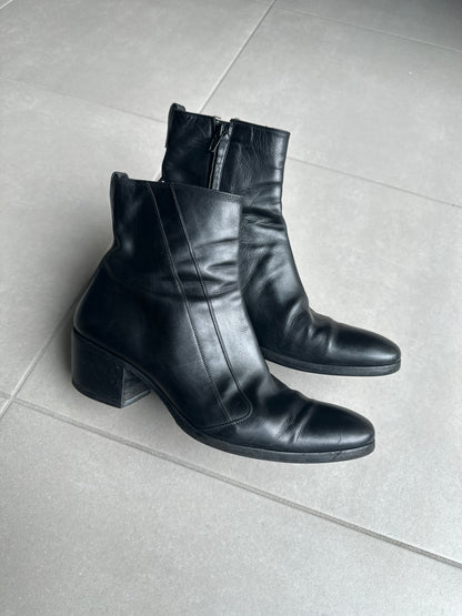 Dior Homme AW05 “in the morning” 6.5 cm Cuban heel boots