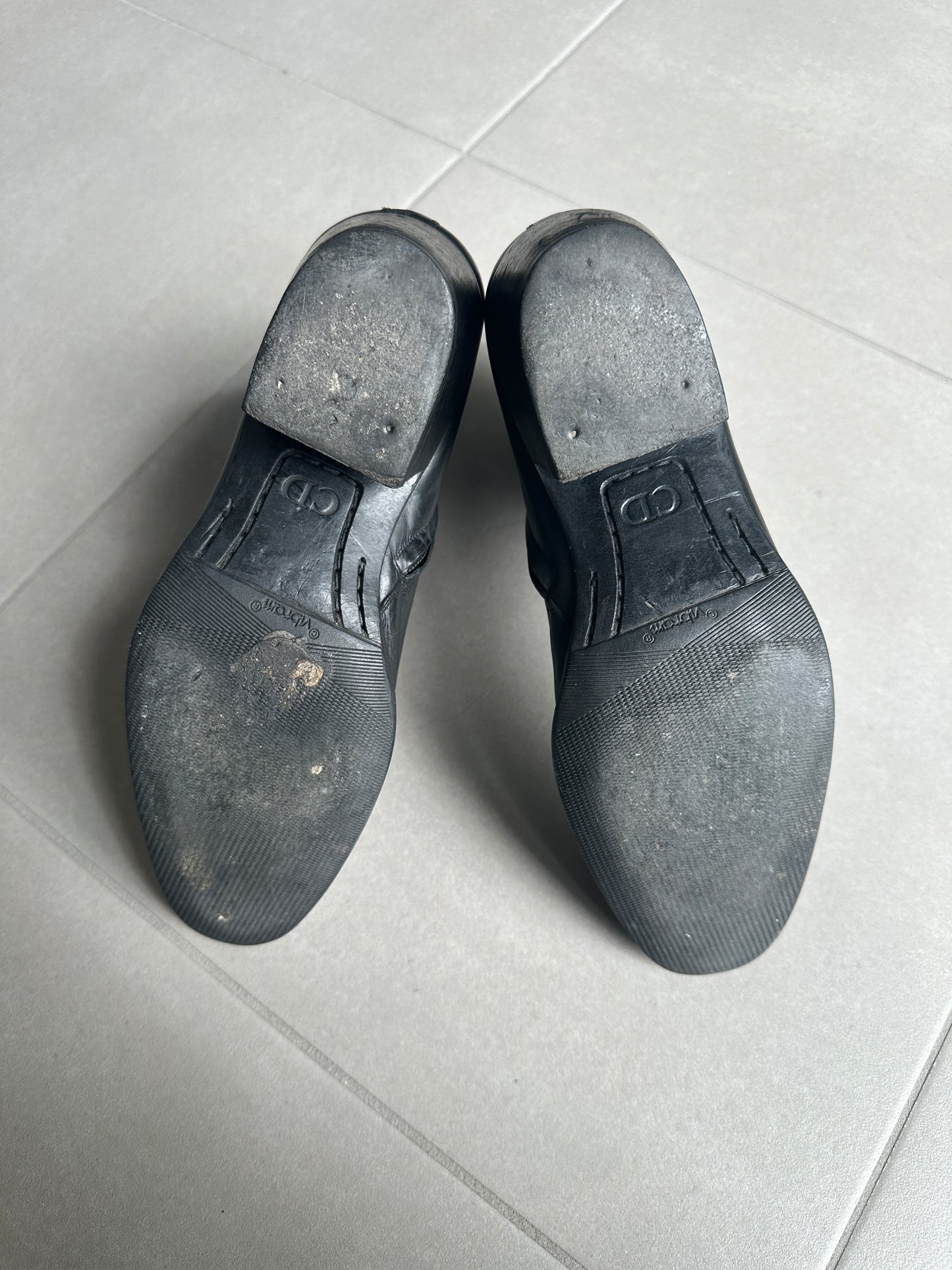 Dior Homme AW05 “in the morning” 6.5 cm Cuban heel boots