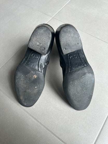 Dior Homme AW05 “in the morning” 6.5 cm Cuban heel boots