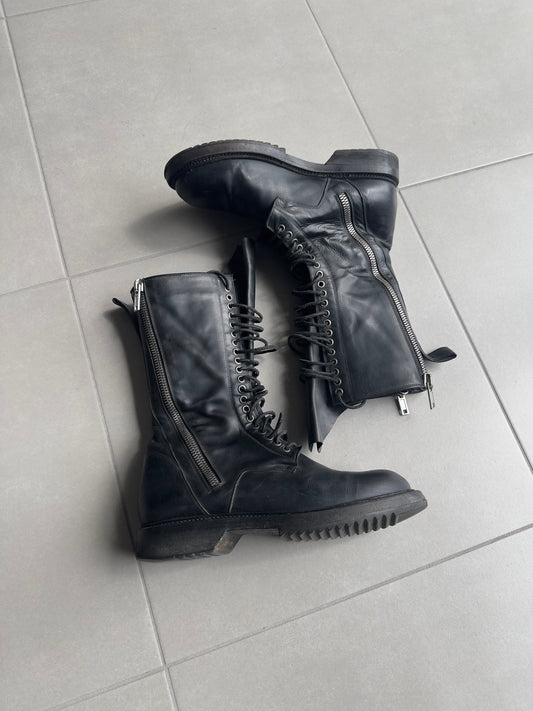 Rick Owens AW16 “Mastodon” high combat boots