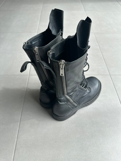 Rick Owens AW16 “Mastodon” high combat boots