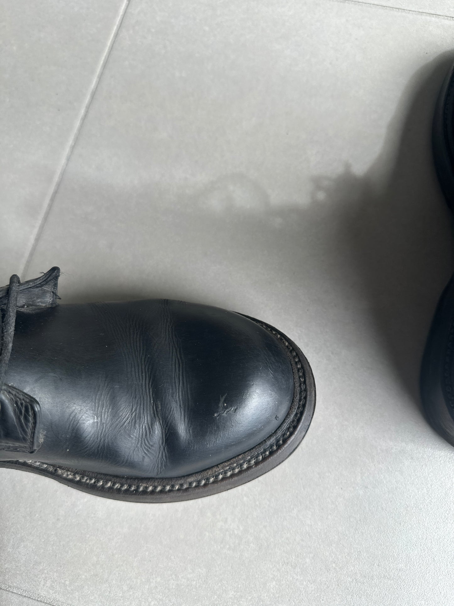 Rick Owens AW16 “Mastodon” high combat boots