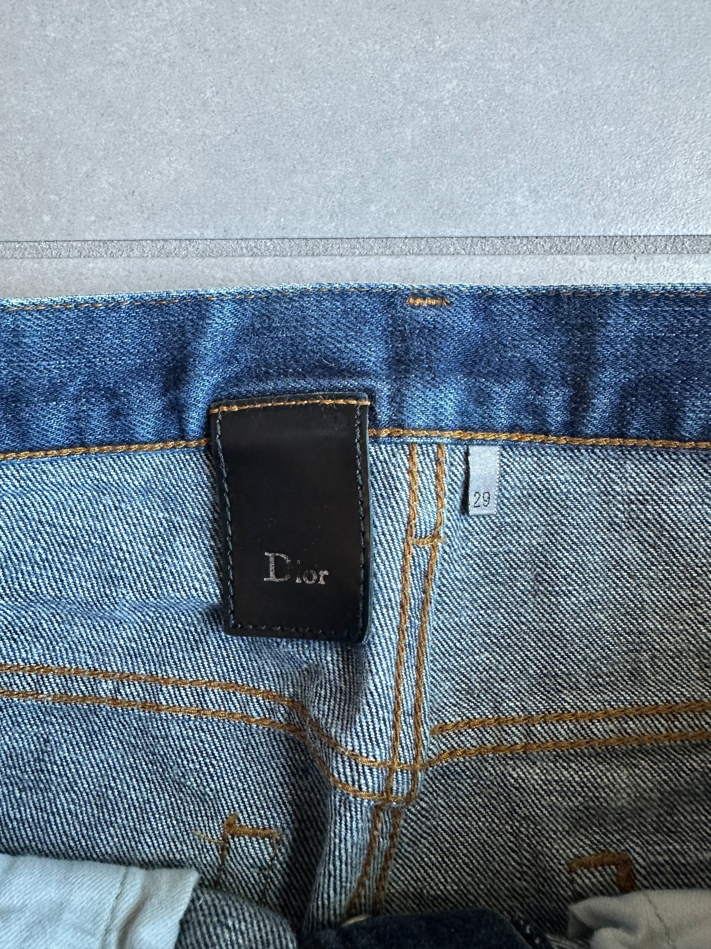 Dior homme AW07 “Navigate” raw MIJ jeans