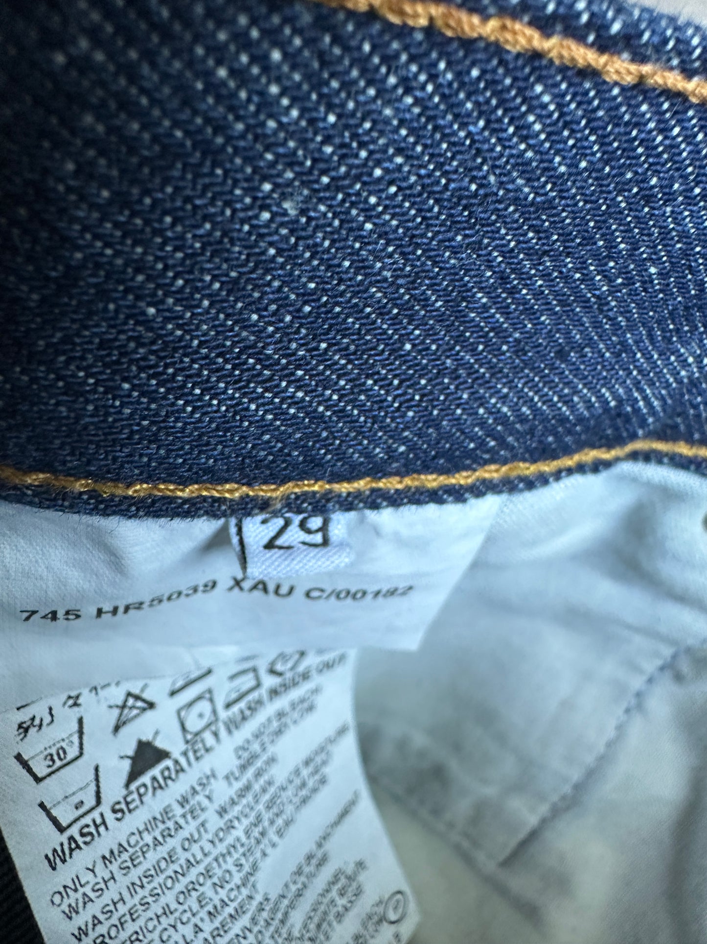 Helmut Lang circa 2000’s Low Waist bootcut denim