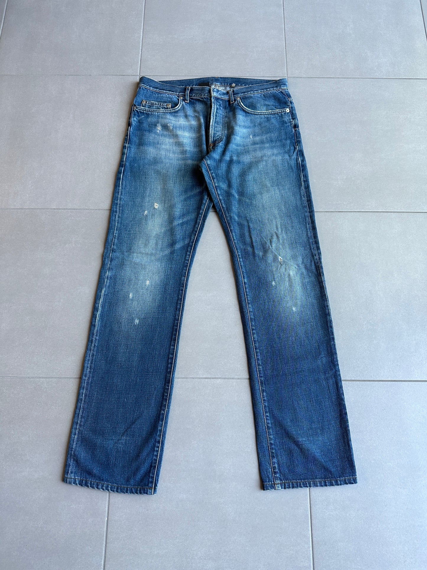 Dior Homme AW06 “These grey days” dust wash denim