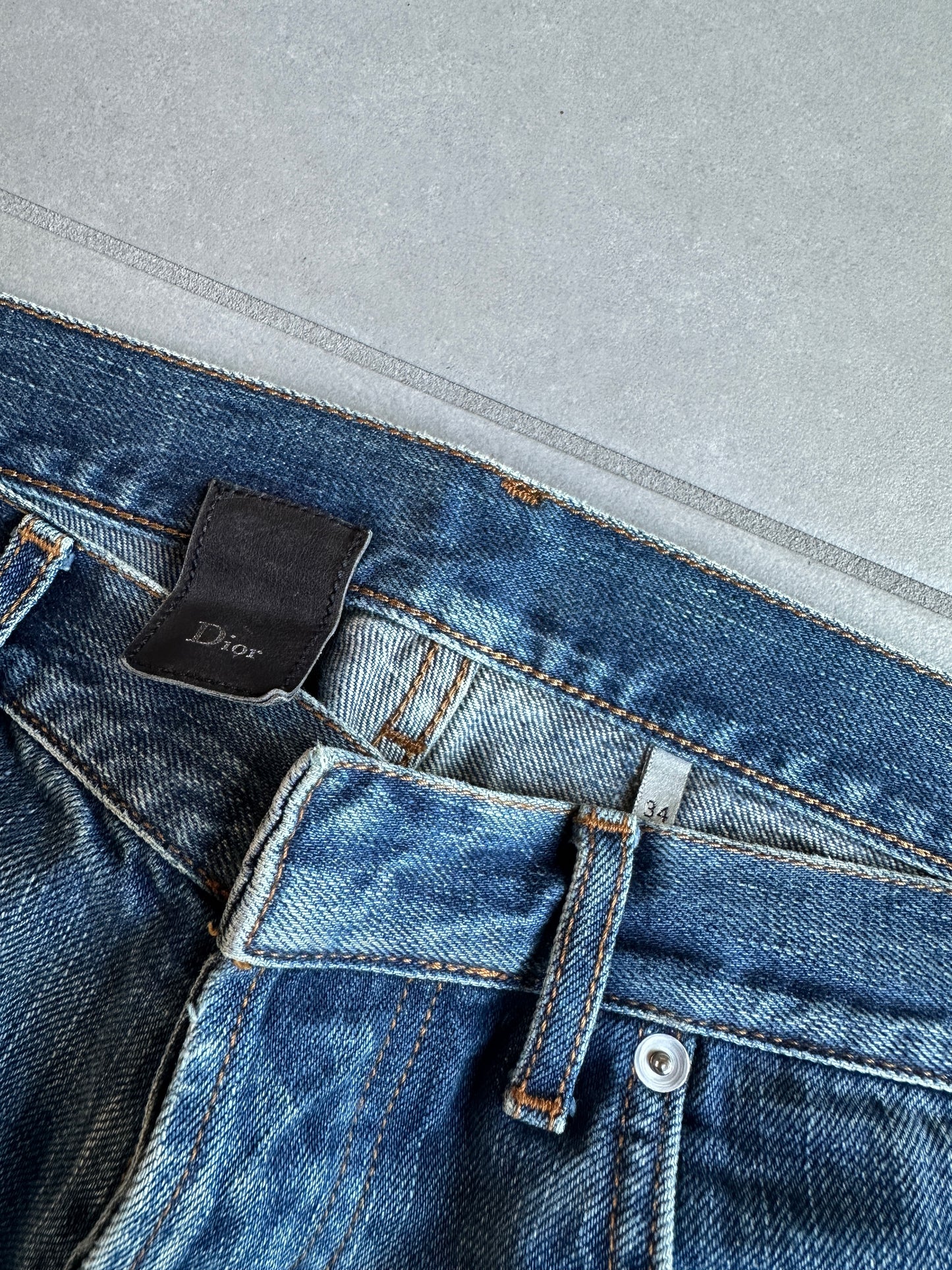 Dior Homme AW06 “These grey days” dust wash denim