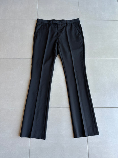 Dior Homme AW05 "in the morning" wool bootcut slacks