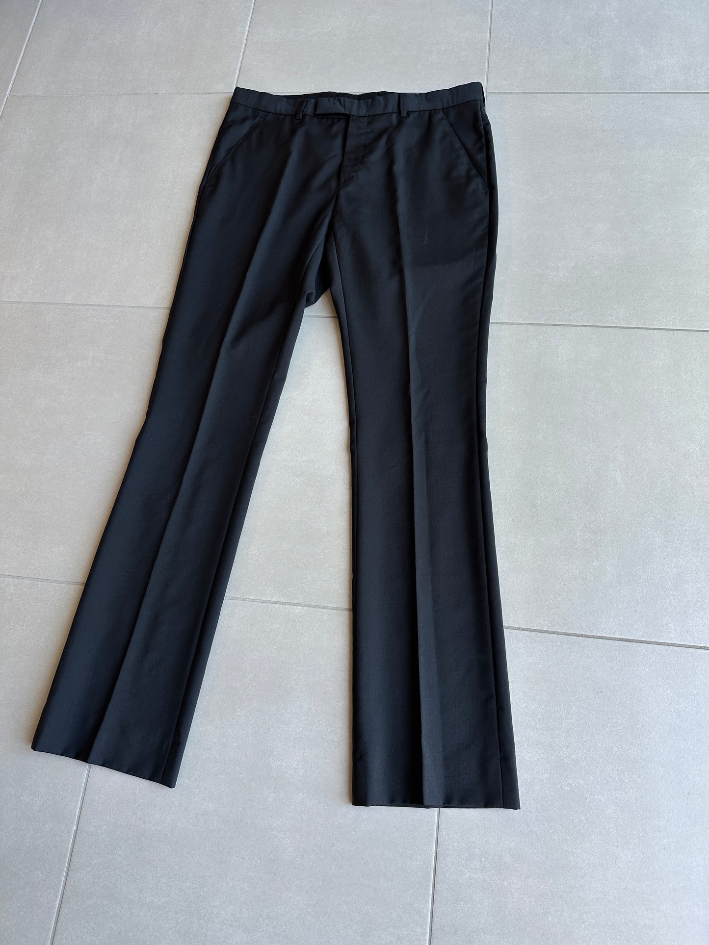 Dior Homme AW05 "in the morning" wool bootcut slacks
