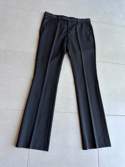 Dior Homme AW05 "in the morning" wool bootcut slacks