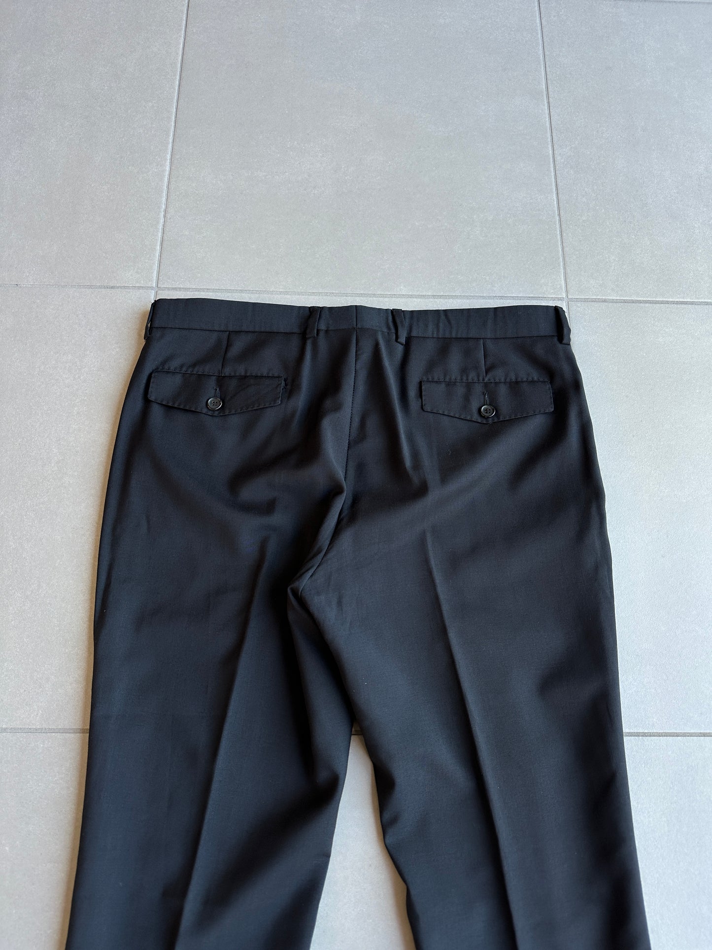 Dior Homme AW05 "in the morning" wool bootcut slacks