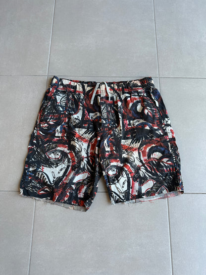 Balmain Homme SS11 Graffiti print swimming shorts