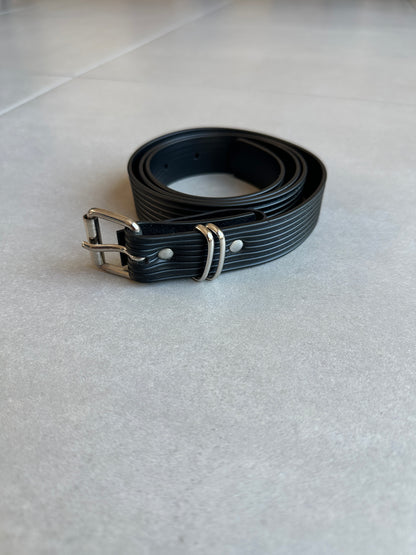 Helmut Lang circa 2000s rubber belt