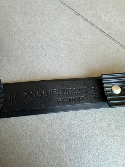 Helmut Lang circa 2000s rubber belt