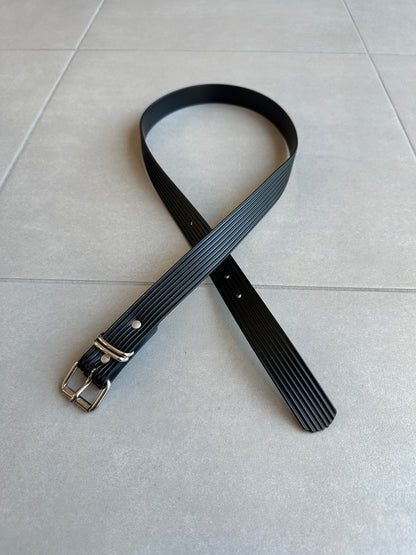 Helmut Lang circa 2000s rubber belt