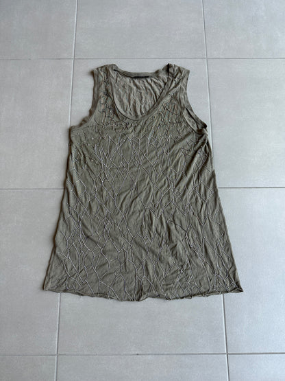 Balmain AW09 chainmail tank top