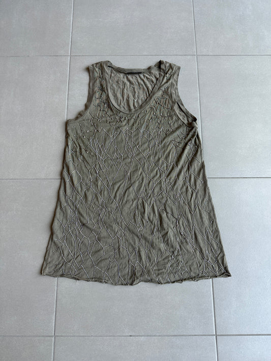 Balmain AW09 chainmail tank top