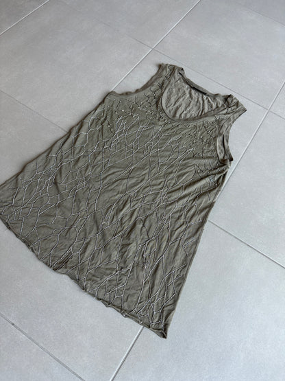 Balmain AW09 chainmail tank top