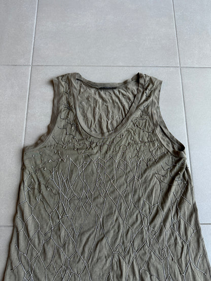 Balmain AW09 chainmail tank top