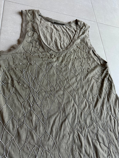 Balmain AW09 chainmail tank top