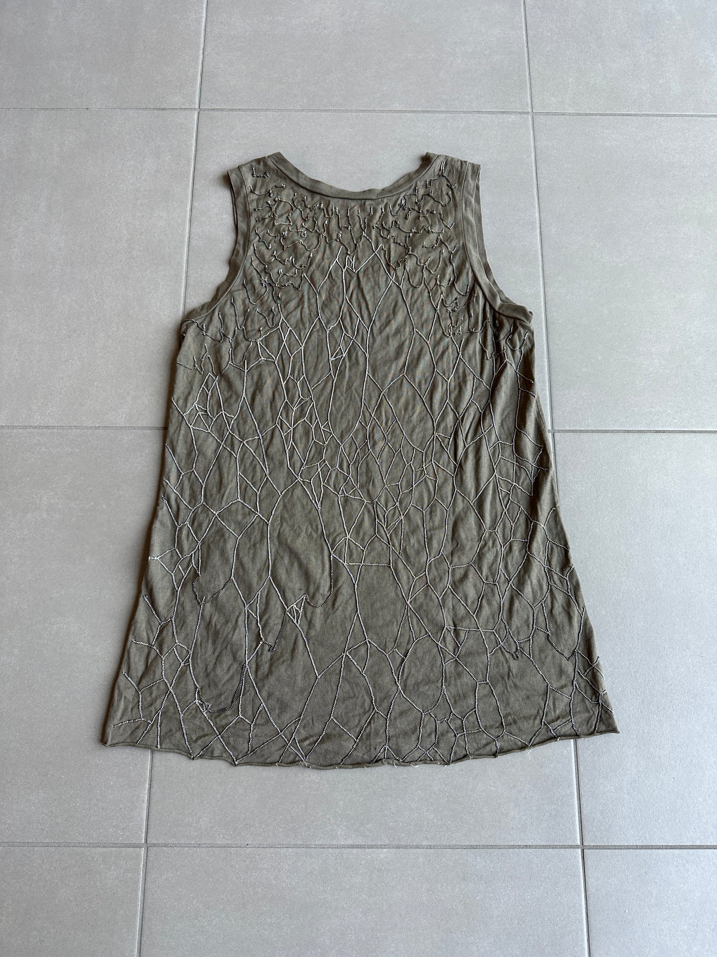 Balmain AW09 chainmail tank top