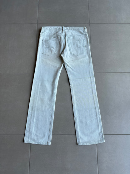 Dior Homme SS06 pastel blue clawmark denim