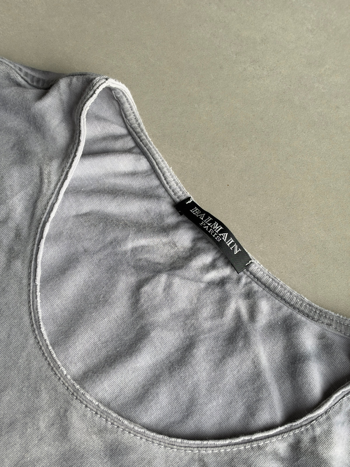 Balmain SS12 Sample Dyed tank-top