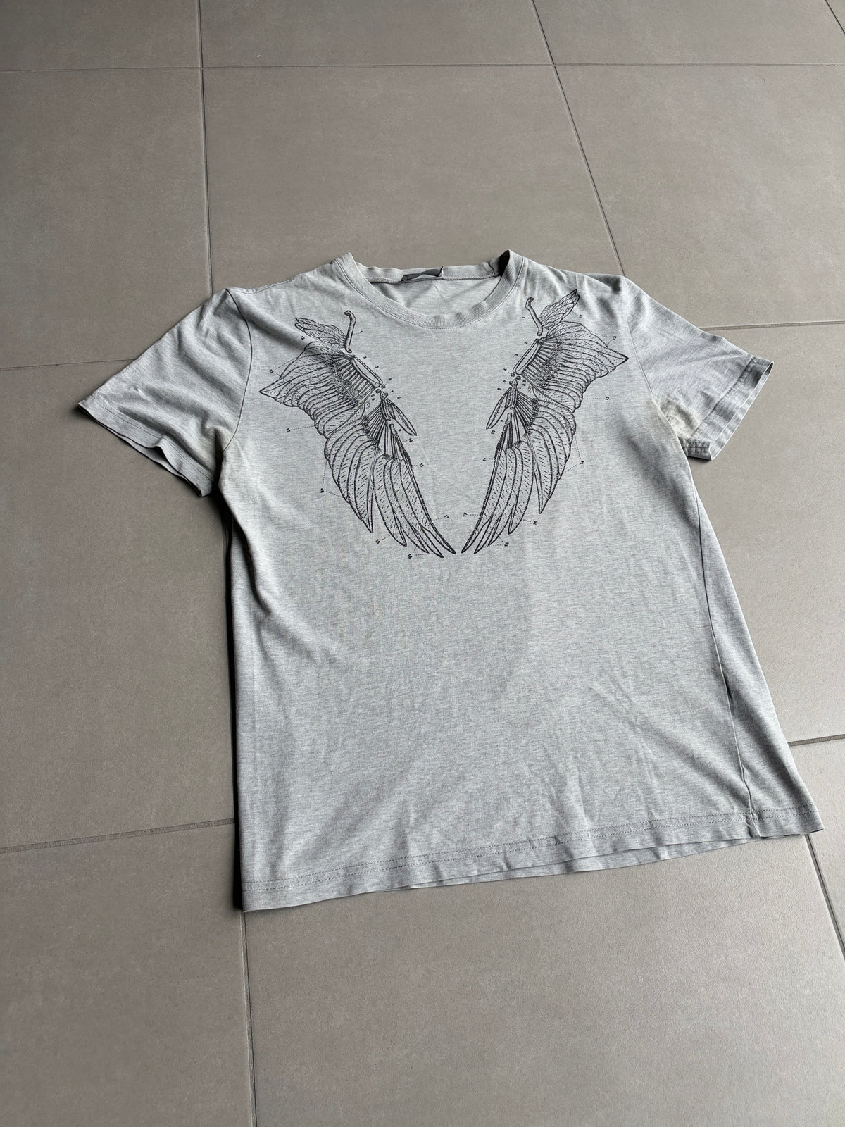 Dior Homme AW07 “Navigate” inexorable wing T-shirt