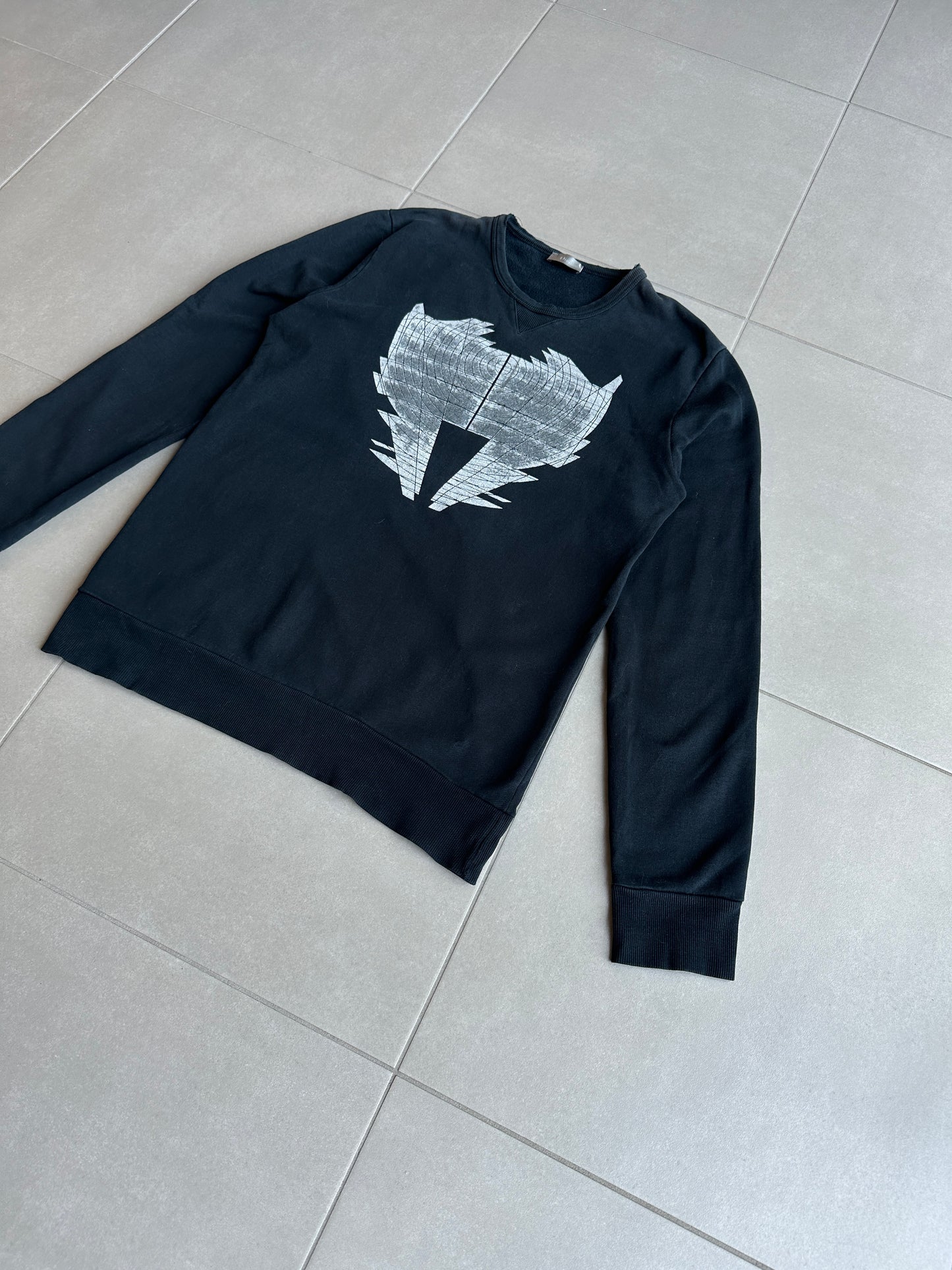 Dior homme AW07 “Navigate” Graphic print sweater